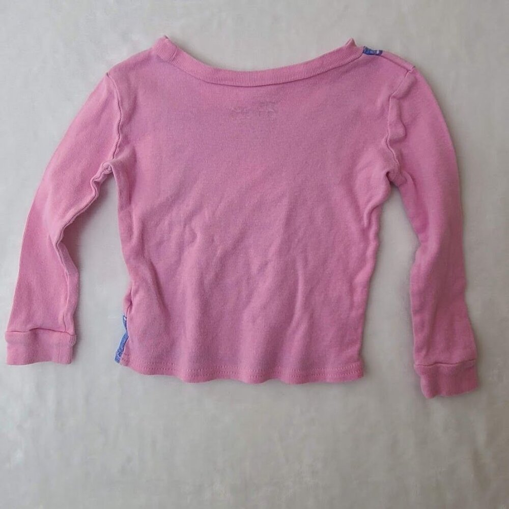 Ms. Rachel 2T Pink Long Sleeve Shirt Printed Overalls Dream Big Cloud Graphic - Picture 4 of 10